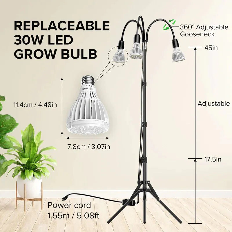 Sansi Tripod Standlampe Quattro 120 Watt